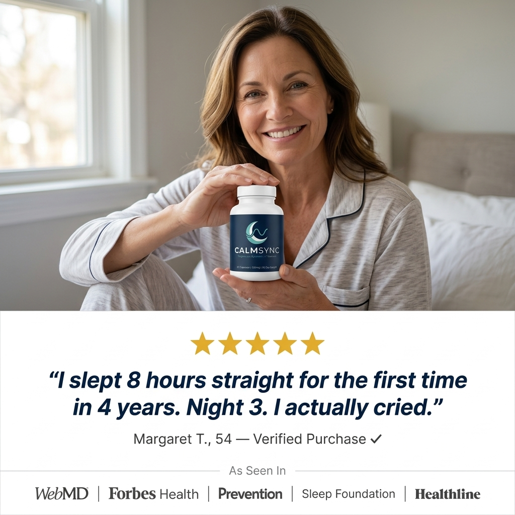 CALMSYNC™ Sleep Restoration | Magnesium Glycinate + L-Theanine
